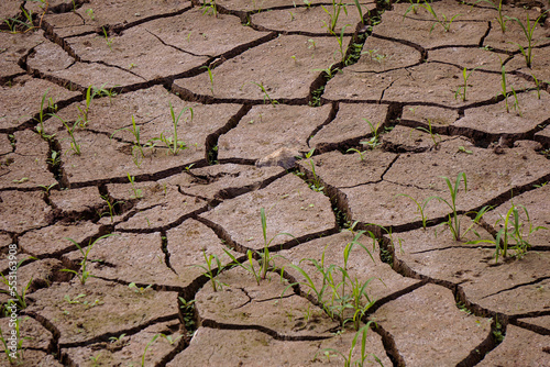 dry desert soil, climate change, global warming