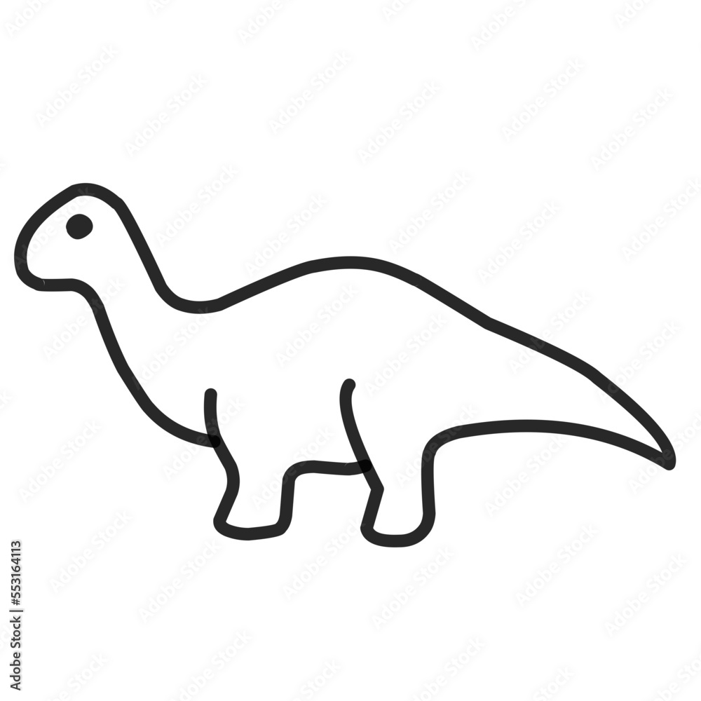 Dinosaur Vector Outline