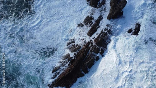 Scenic Drone Aerial Footage of A Coruña, Galicia, Spain, including USESCO World Heritage Site - Tower of Hercules - oldest existent lighthouse known.