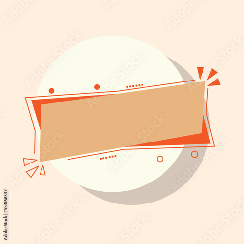 The creative geometric and shape design of sale and promotion banners, prices, placards, posters, sticker labels, and advertising for business and sign deal exceptional marketing