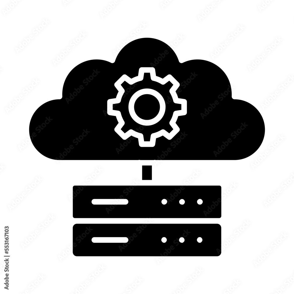 Cloud Storage Icon Cloud Storage Icon
