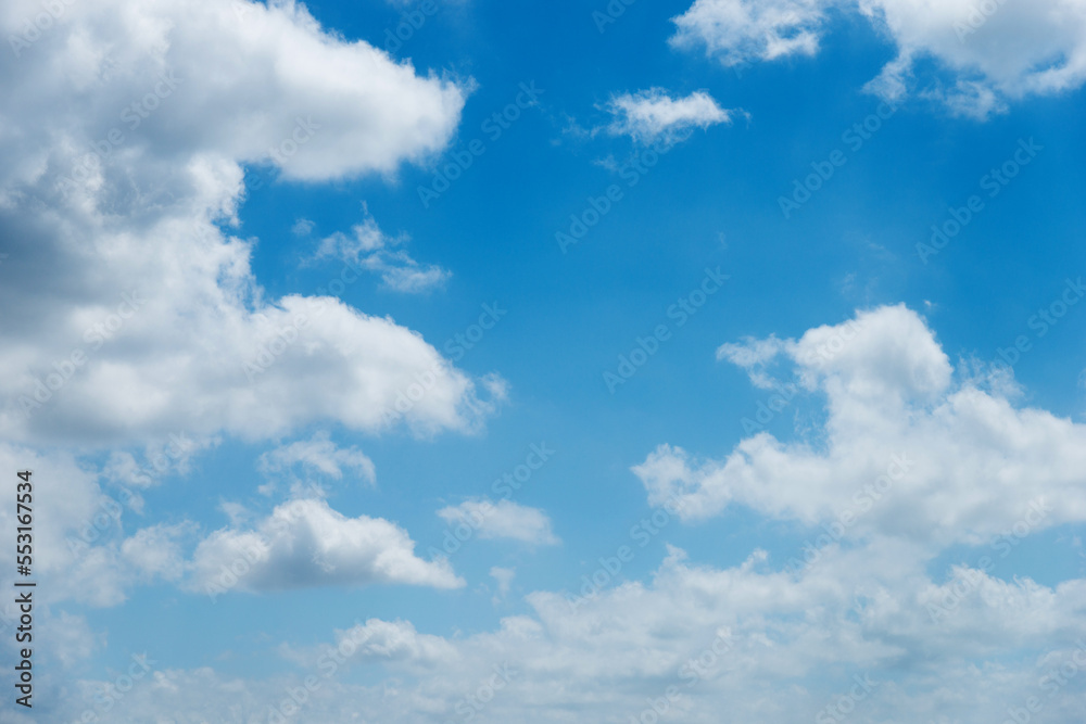 Blue sky background with many clouds Blue sky background with many clouds