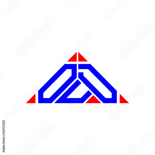 OUD letter logo creative design with vector graphic, OUD simple and modern logo.