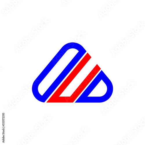 OUD letter logo creative design with vector graphic, OUD simple and modern logo.