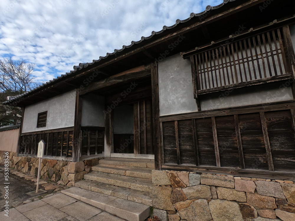 長府の武家屋敷の門、下関、日本 長府の武家屋敷の門、下関、日本