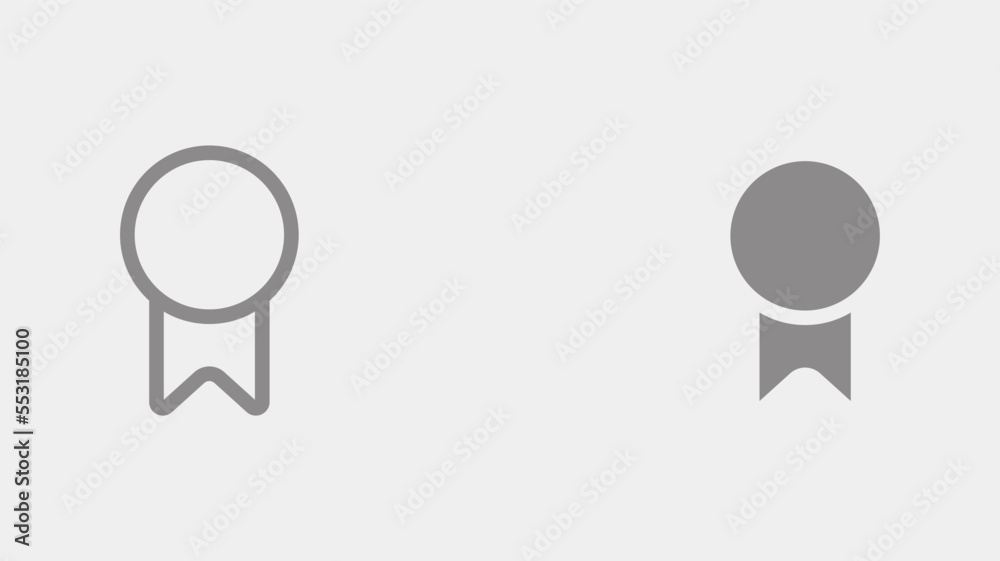 Badge vector icon sign symbol Badge vector icon sign symbol