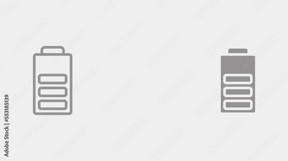 Battery vector icon sign symbol Battery vector icon sign symbol
