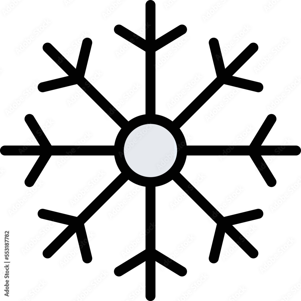 Snowflakes Vector Icon Design Illustration Snowflakes Vector Icon Design Illustration
