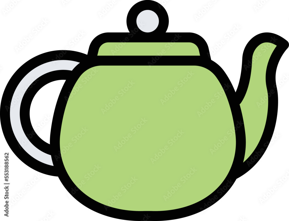 Obraz premium Teapot Vector Icon Design Illustration