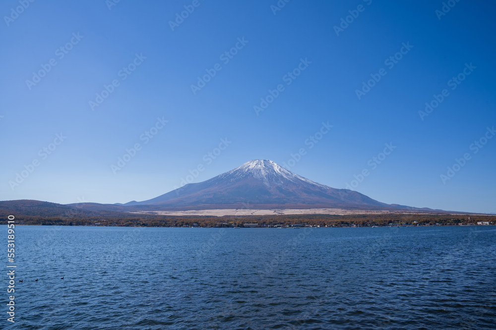 富士山 河口湖 湖 景色 水面