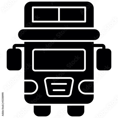 Double Decker Bus Icon