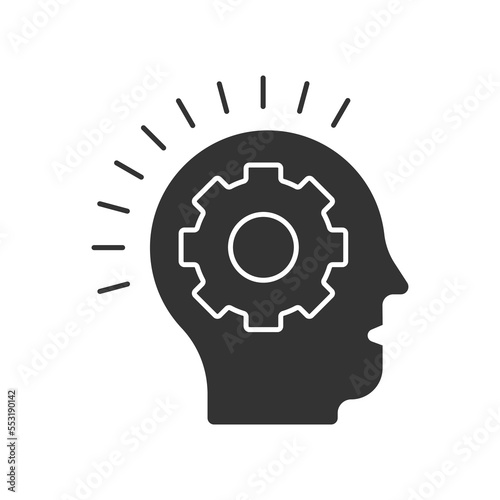 Realization filled universal icon ui ux element sign.