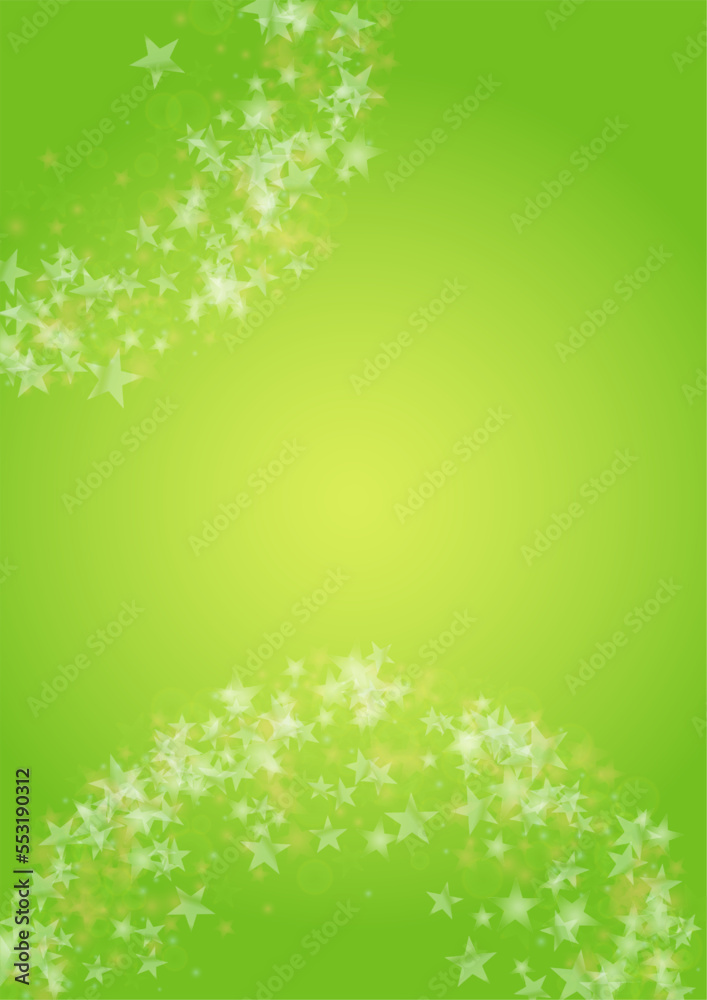 Vector Silver White Glowing Star Confetti on Green Gradient Background. Bokeh Texture. Abstract Magic Starry Pattern. Glitter Shiny Particles Explosion. Summer Glowing Poster. Christmass Design. Vector Silver White Glowing Star Confetti on Green Gradient Background. Bokeh Texture. Abstract Magic Starry Pattern. Glitter Shiny Particles Explosion. Summer Glowing Poster. Christmass Design.