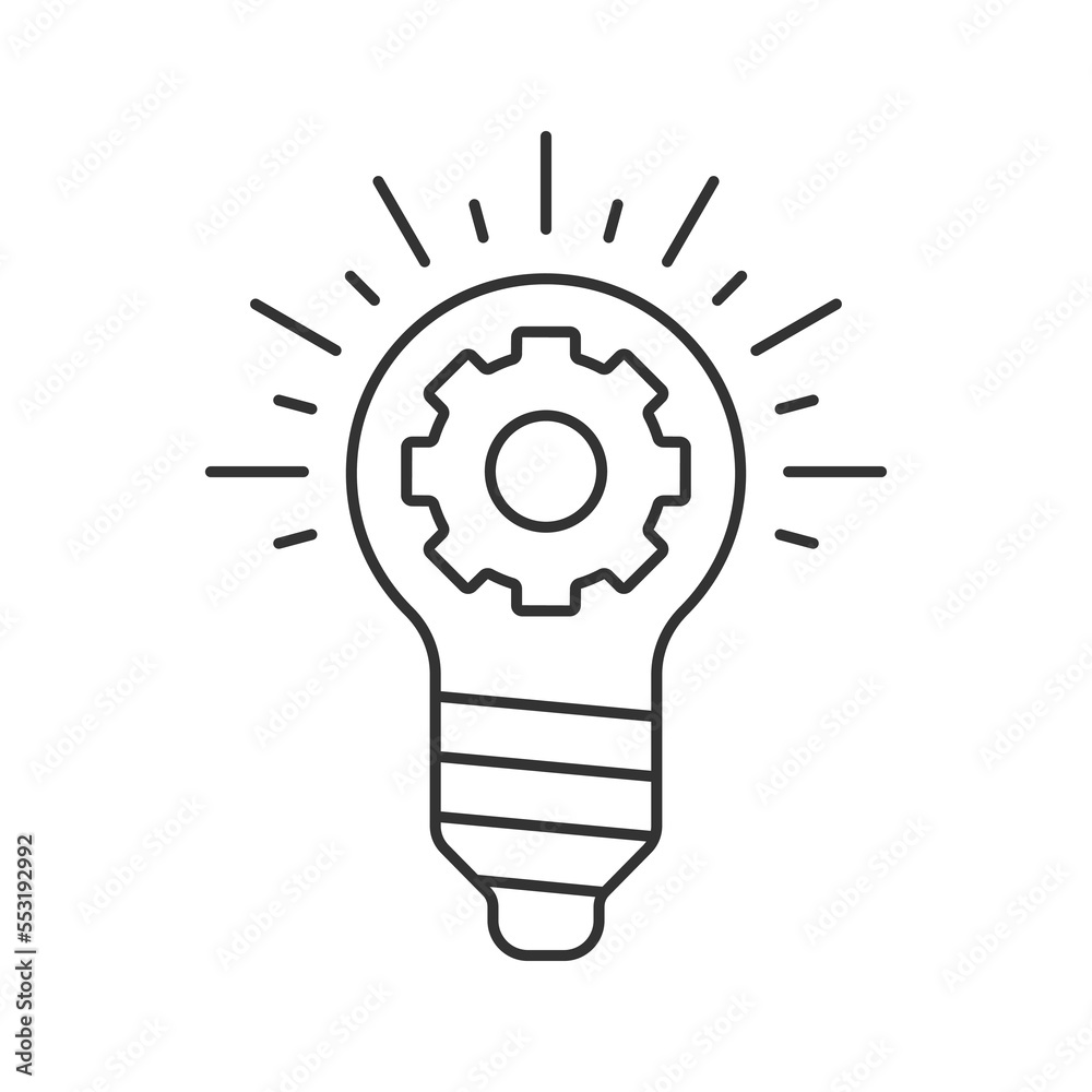 Realization line universal icon ui ux element sign. Realization line universal icon ui ux element sign.