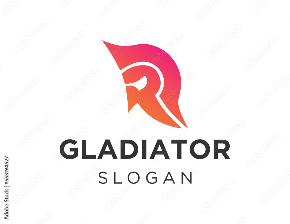 Logo design about Gladiator on white background. created using the CorelDraw application. Logo design about Gladiator on white background. created using the CorelDraw application.