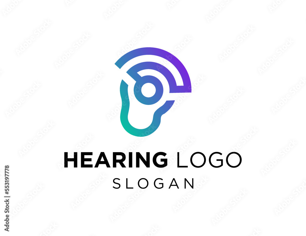 Logo design about Hearing on white background. created using the CorelDraw application. Logo design about Hearing on white background. created using the CorelDraw application.