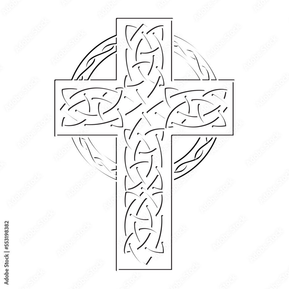 Celtic cross, logo icon Celtic cross, logo icon