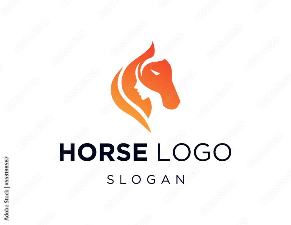 Logo design about Horse on white background. created using the CorelDraw application. Logo design about Horse on white background. created using the CorelDraw application.