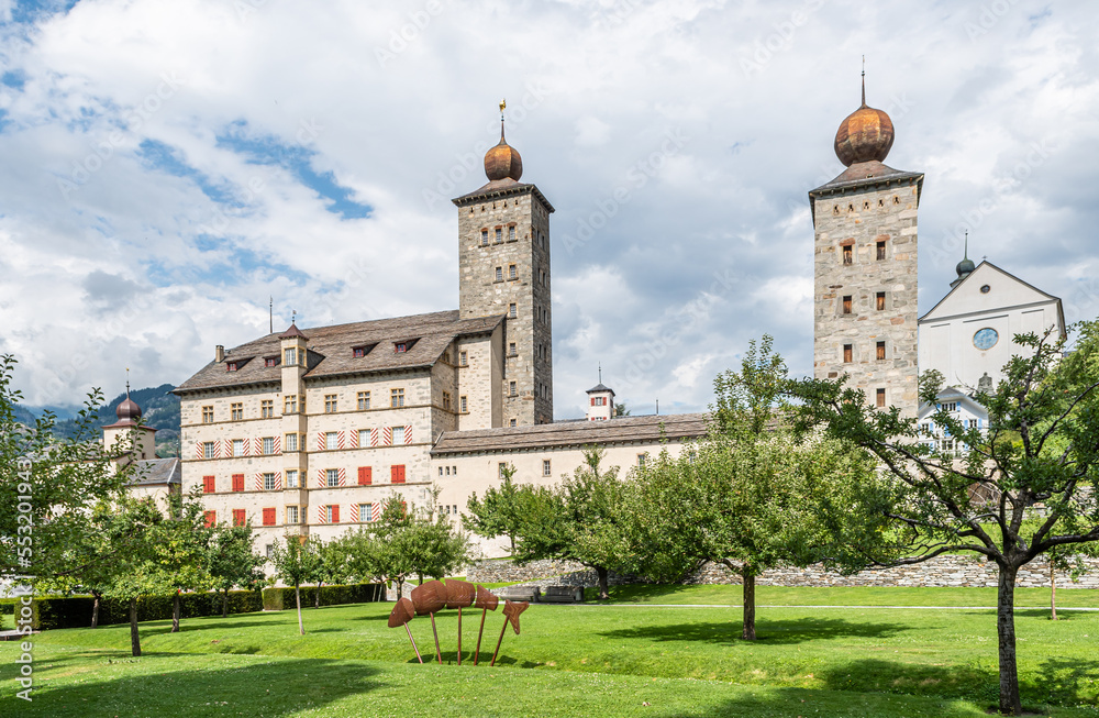 Schloss Stockalber in Brig, Schweiz