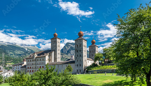 Slika na platnu Stockalper Palace in Brig, Switzerland