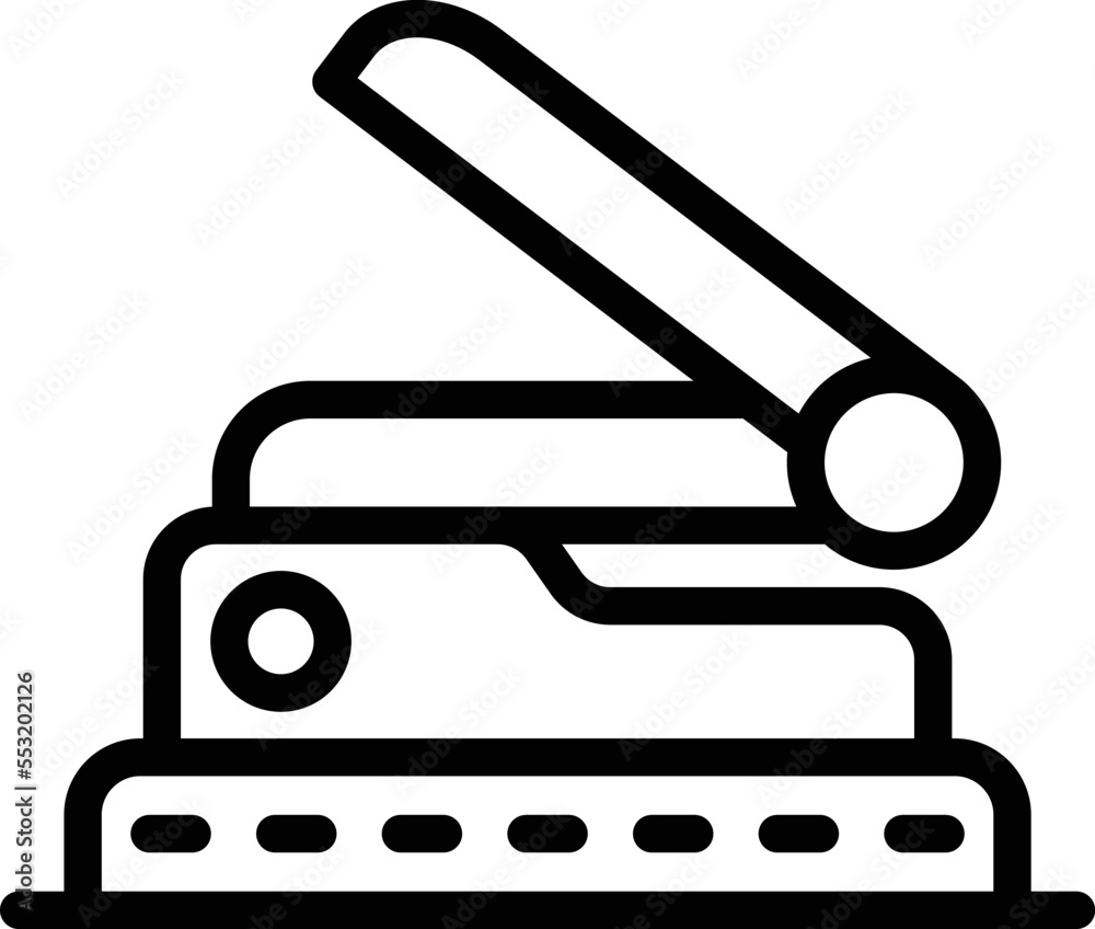 Hole Puncher Vector Icon Design Illustration Hole Puncher Vector Icon Design Illustration