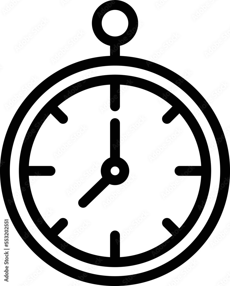 Clock Vector Icon Design Illustration Clock Vector Icon Design Illustration