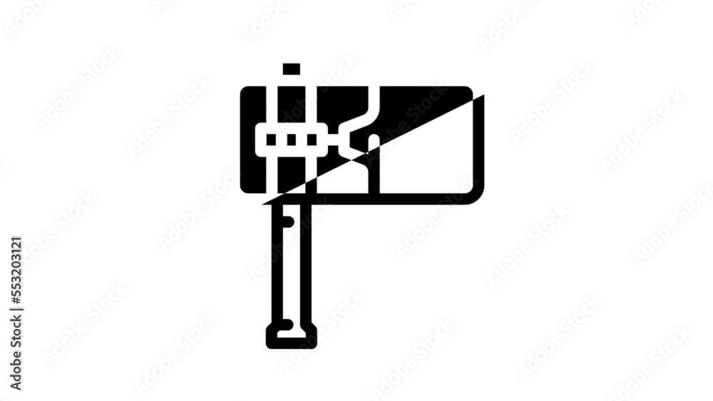 ratchet accessory line icon animation