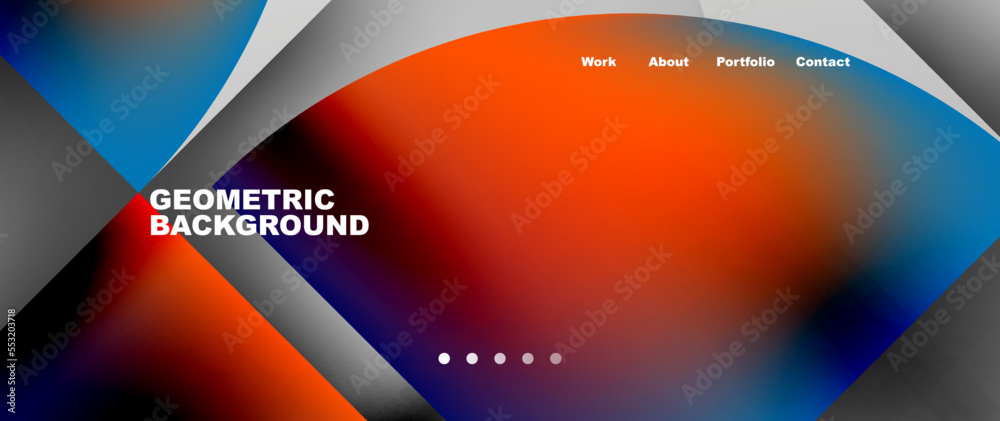 Circles and round elements abstract background design for wallpaper