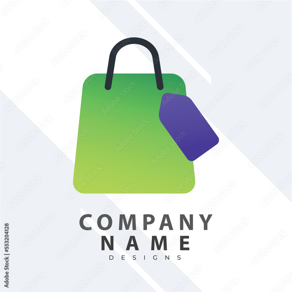 Online Store Logo Design Template. Vector illustration of a shopping cart and shop bag combination logo design concept. Perfect for E-commerce, sales, discount or web store elements. Company emblem Online Store Logo Design Template. Vector illustration of a shopping cart and shop bag combination logo design concept. Perfect for E-commerce, sales, discount or web store elements. Company emblem