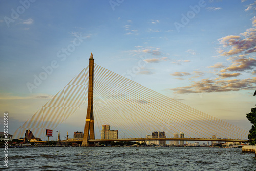 bridge over the river in Bangkok