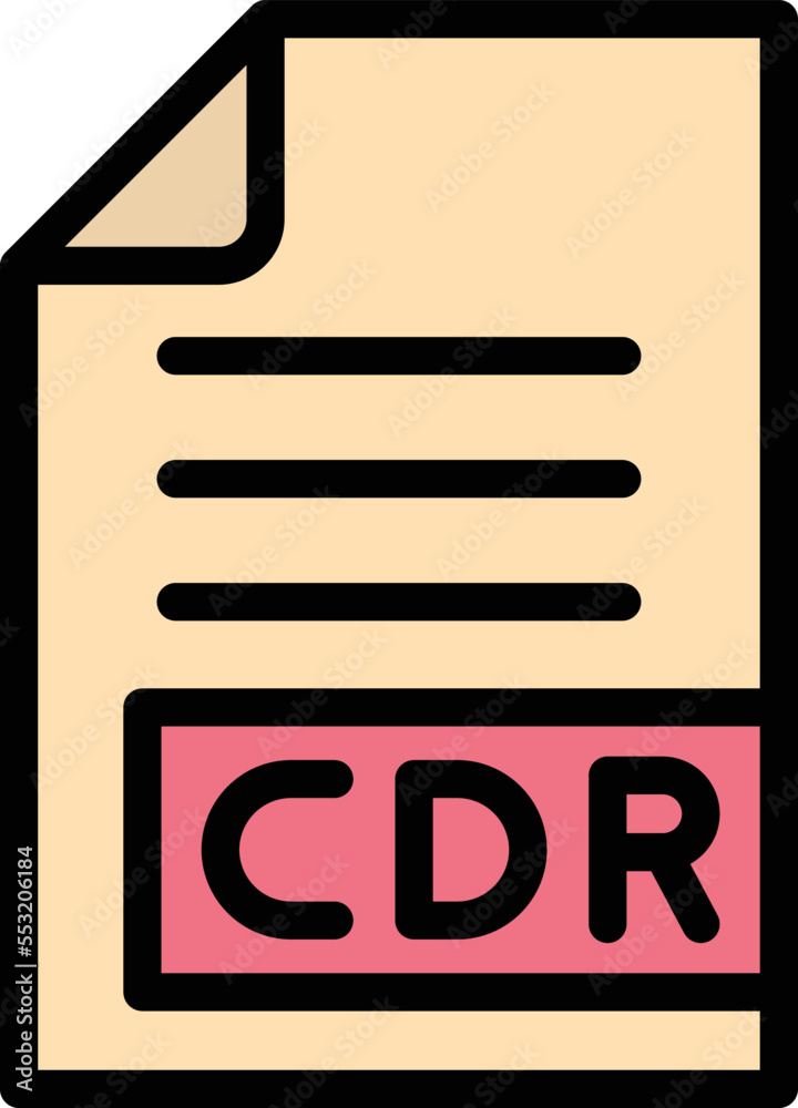 CDR Vector Icon Design Illustration CDR Vector Icon Design Illustration