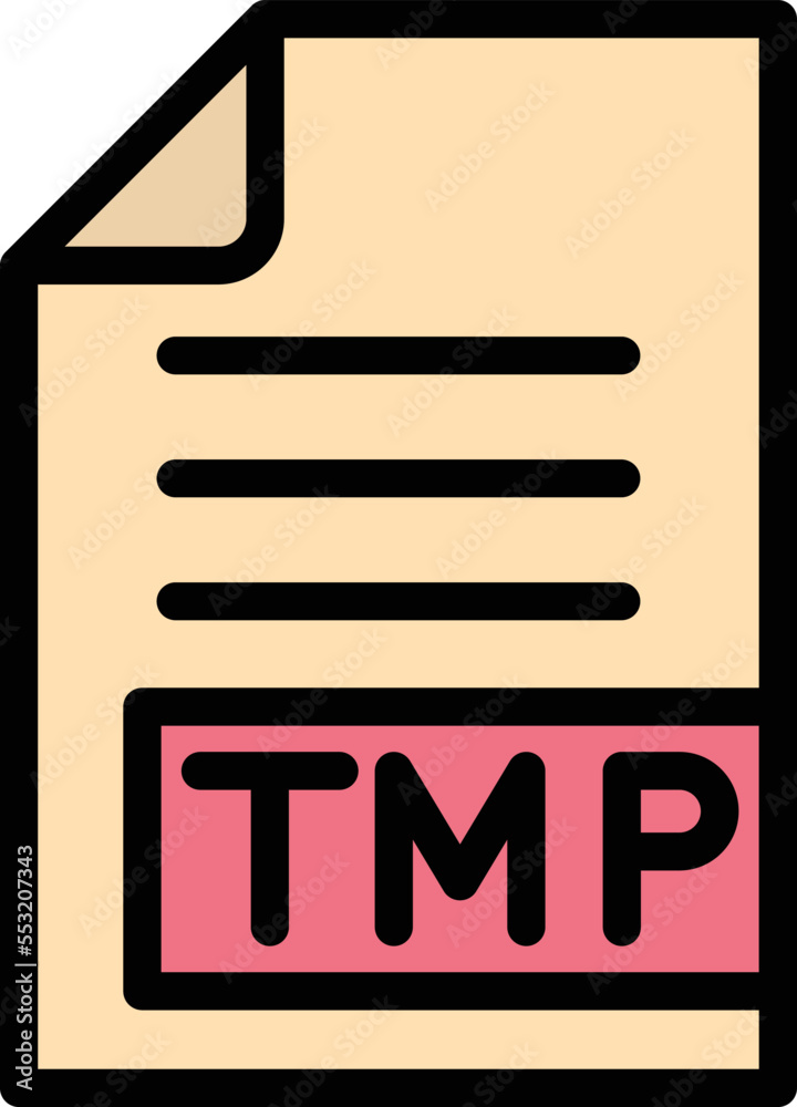 TMP Vector Icon Design Illustration TMP Vector Icon Design Illustration