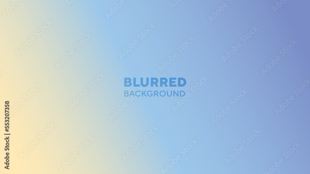 Blue Abstract blurred gradient mesh background