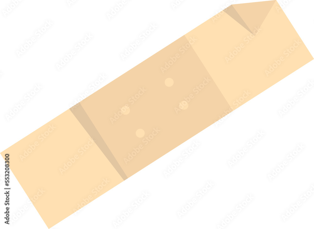 Aid band plaster strip medical patch drawing on transparent background Aid band plaster strip medical patch drawing on transparent background