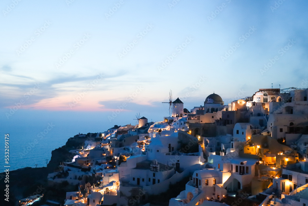 Fototapeta premium Oia, Santorini landscape images