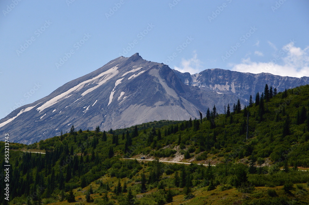 Panorama of Mount St. Helens Volcanic National Monument, Washington