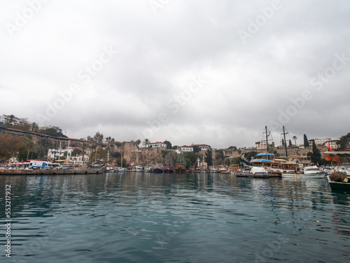 boats in the harbor © yilmazharmanci