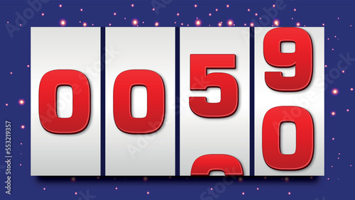 countdown and forward to the new year, backward and forward timing
