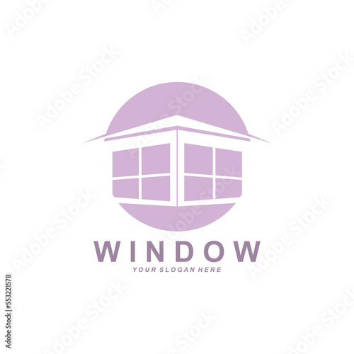 Home Window Logo, Home Interior icon design