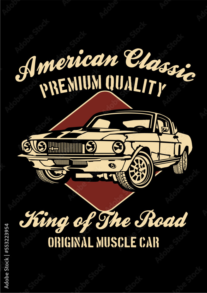 Fototapeta premium american classic