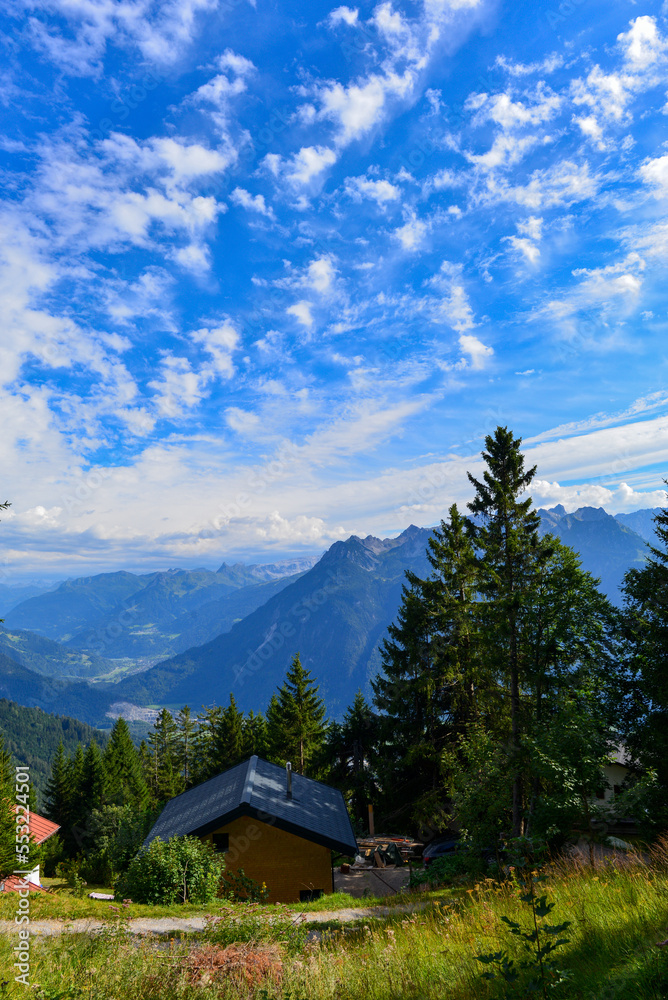 Muttersberg am Madeisakopf im Lechquellengebirge, Gemeinde Nüziders,Vorarlberg, Österreich