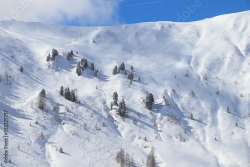 Off piste skiing in Austria