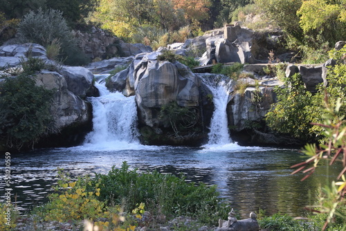 Parco fluviale dell'alcantara, le cascate, sul sentiero delle gurne photo