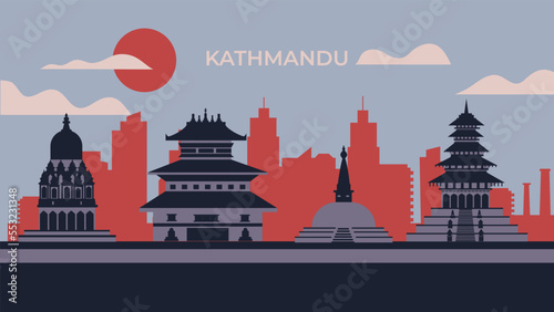 Katmandu Nepal background 