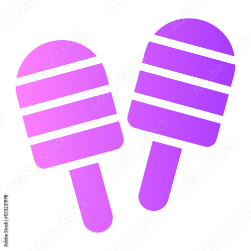 popsicle gradient icon