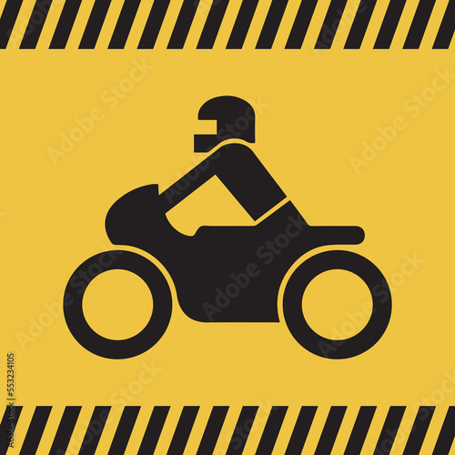 Logo deux roues motorisés.