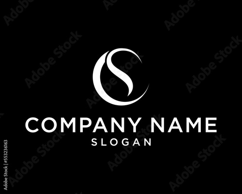 Initial Letter  CS Modern Futuristic Minimal Monogram Vector Logo Design