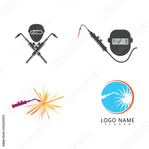 Welding Tool Vector Icon Design Illustration
