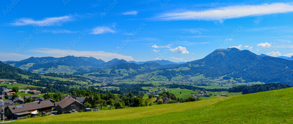 Bregenzerwald bei Schwarzenberg im Bundesland Vorarlberg/Österreich	
