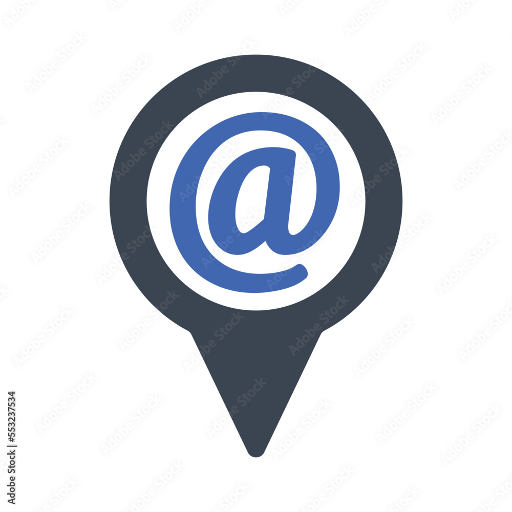 Email location icon Email location icon